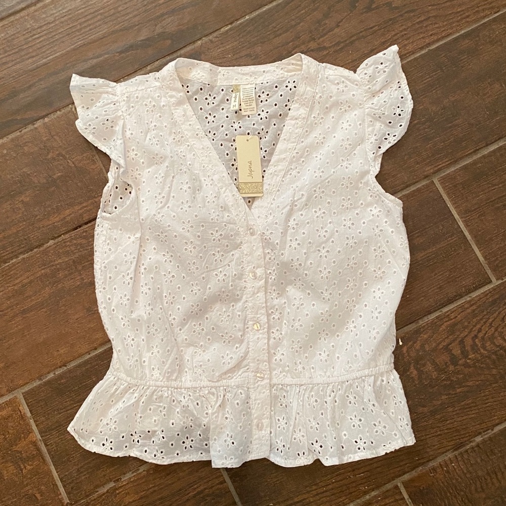 Eyelet Crop Top